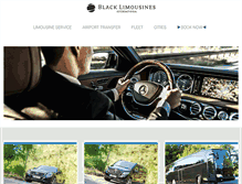 Tablet Screenshot of black-limousines.com
